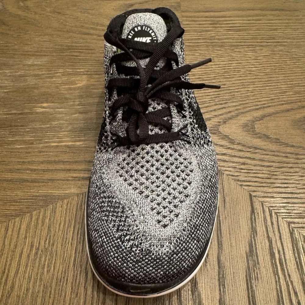 AMPUTEE LEFT ONLY Nike Free RN Flyknit 2018 Shoe 942839 101 Oreo Size 7 New